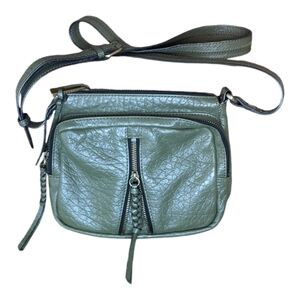 Sanctuary Beautiful Green Leather Purse Crossbody Bag with Adjustable Strap